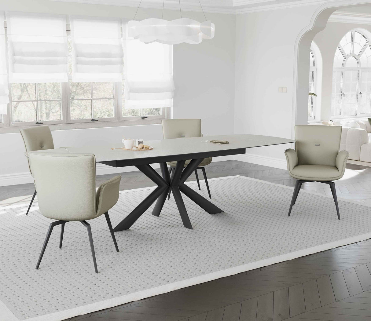 LUNARO – Ausziehbarer Esstisch 160/240 x95cm