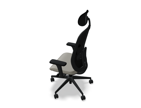 Oliver Bürostuhl 360 Kopf.+ 4D schwarz /beige - Prime Möbel