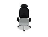 Oliver Bürostuhl 360 Kopf.+ 4D schwarz /grau Grain Stoff - Prime Möbel