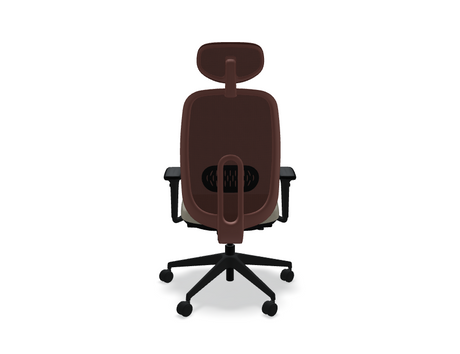 Oliver Bürostuhl 360 Kopf.+ 4D rot/beige Grain - Prime Möbel