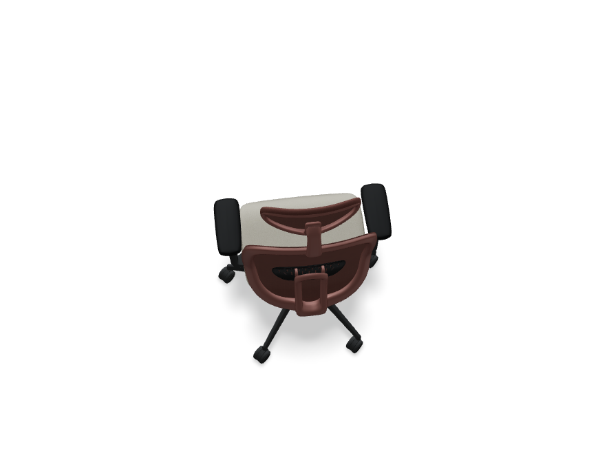 Oliver Bürostuhl 360 Kopf.+ 4D rot/beige Grain - Prime Möbel