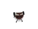 Oliver Bürostuhl 360 Kopf.+ 4D rot/beige Grain - Prime Möbel