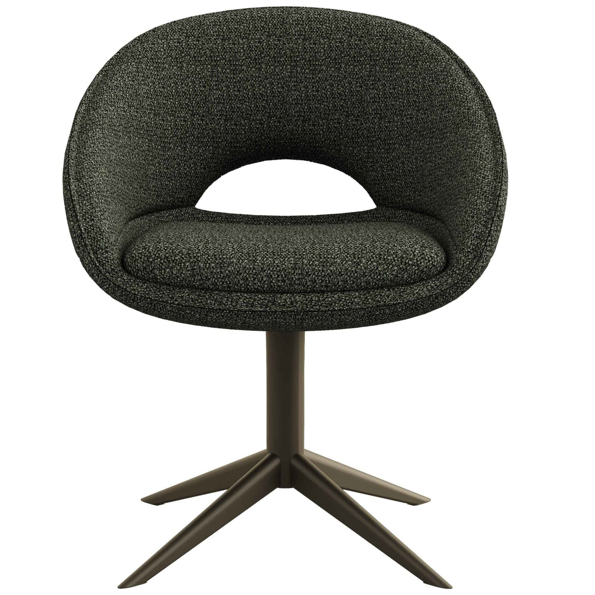 OREO Design Esszimmer Stuhl 360° Grün - offener Rücken