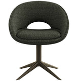 OREO Design Esszimmer Stuhl 360° Grün - offener Rücken