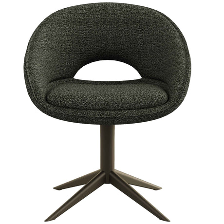 OREO Design Esszimmer Stuhl 360° Grün - offener Rücken