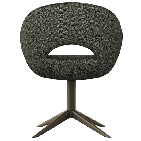 OREO Design Esszimmer Stuhl 360° Grün - offener Rücken