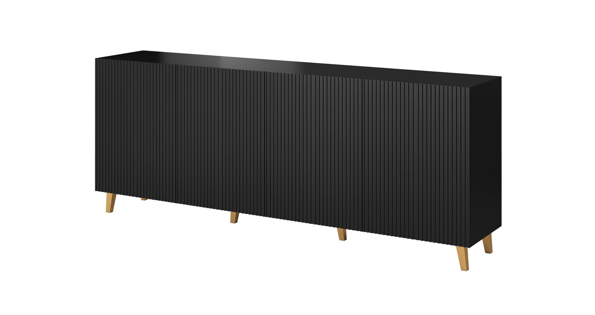 PALMOS Sideboard - Mattweiss 200x82x42cm - Skandien