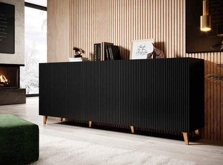 PALMOS Sideboard - Mattweiss 200x82x42cm - Skandien