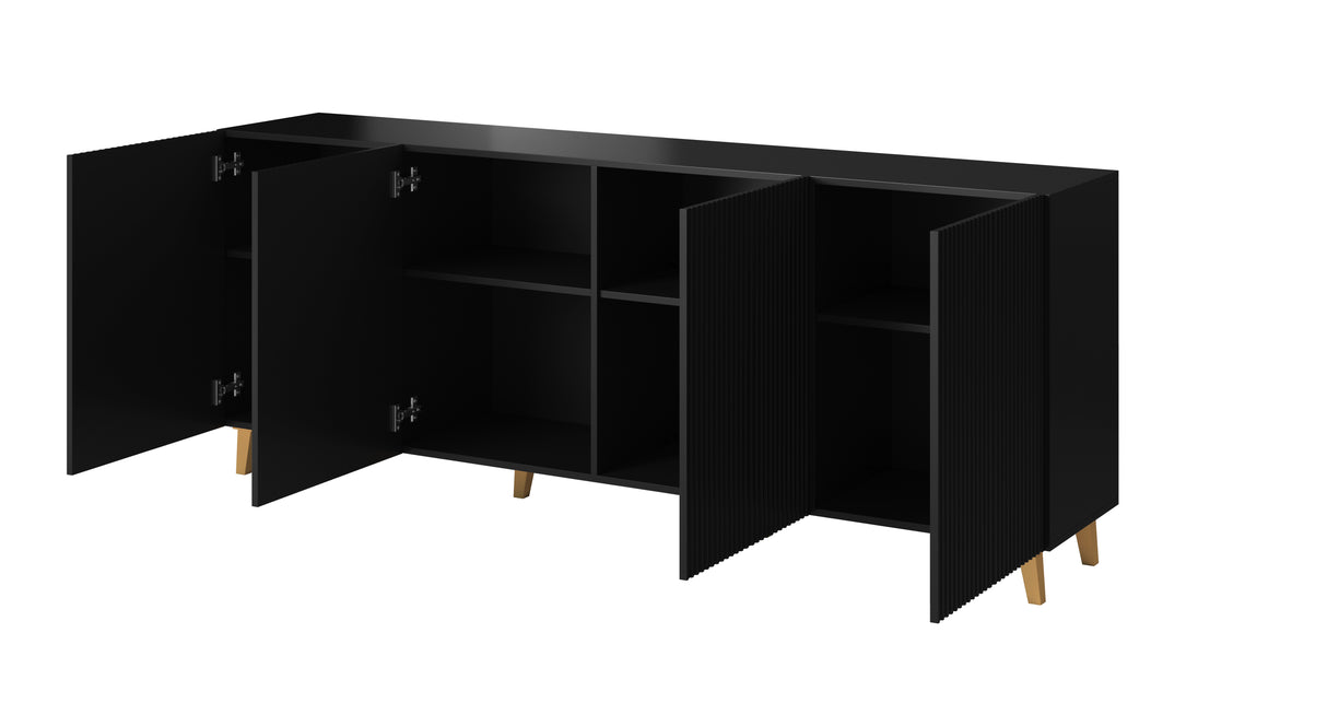 PALMOS Sideboard - Mattweiss 200x82x42cm - Skandien