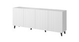 PALMOS Sideboard - Mattweiss 200x82x42cm - Skandien