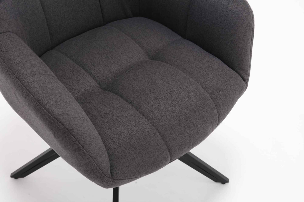 POLO Armlehnstuhl  180°  Grau - komplett bezogen