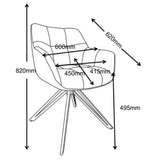 POLO Armlehnstuhl  180°  Beige - komplett bezogen