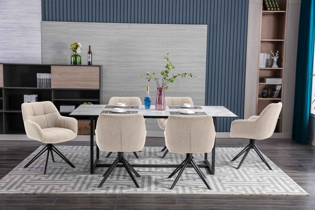 POLO Armlehnstuhl  180°  Grau - komplett bezogen