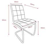 Palermo Schwinger - Stuhl Braun Stoff