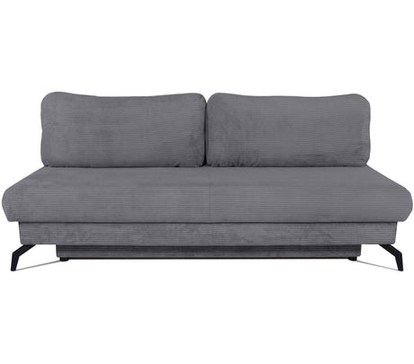 Prime Vita Sofa mit Bettauszug -Cord Dunkelgrau 208x100x80cm