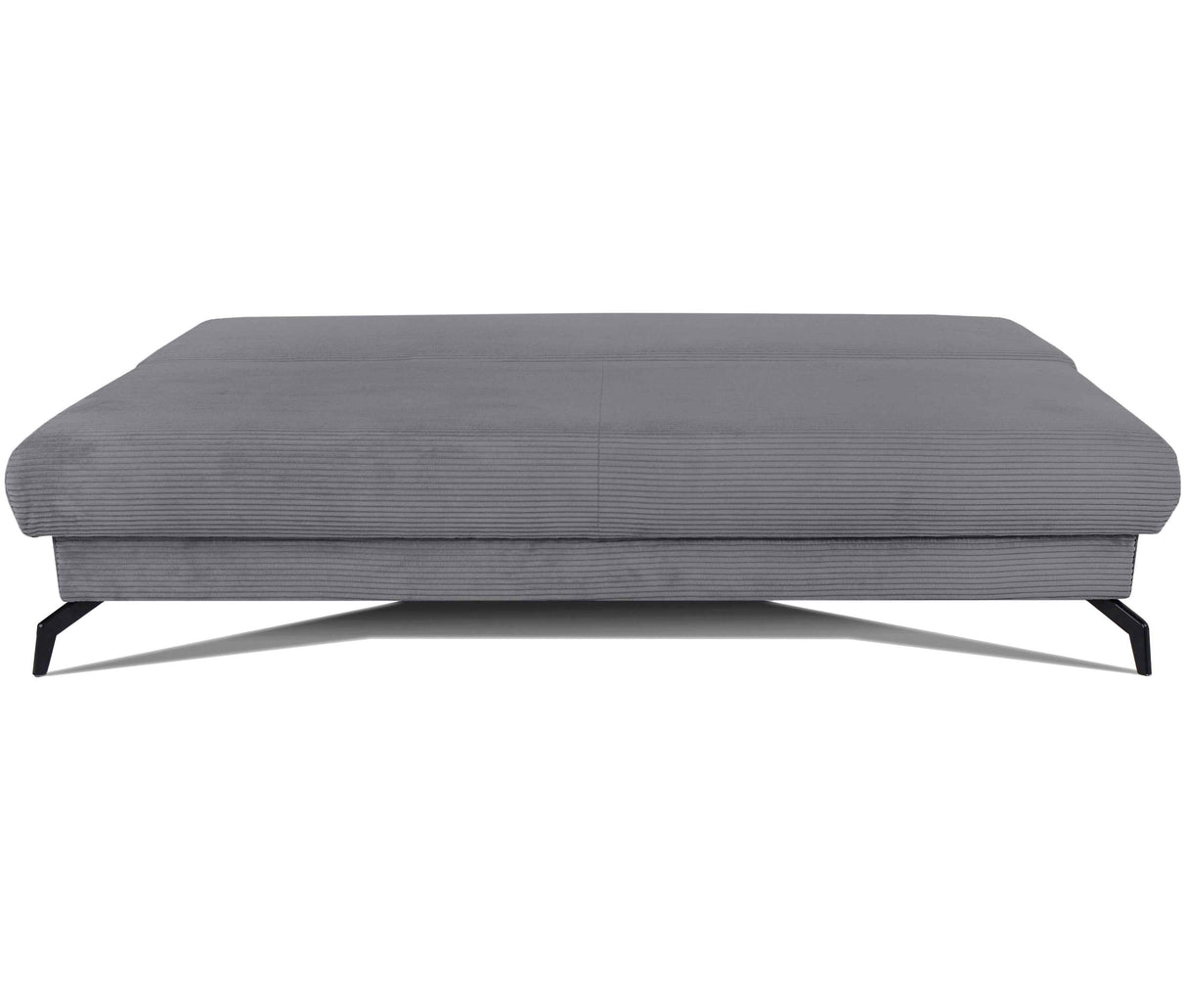 Prime Vita Sofa mit Bettauszug -Cord Dunkelgrau 208x100x80cm