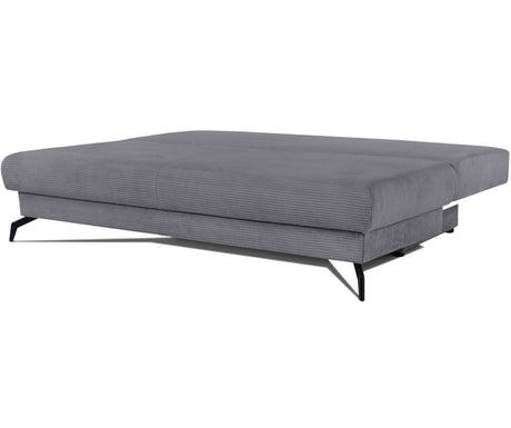 Prime Vita Sofa mit Bettauszug -Cord Dunkelgrau 208x100x80cm