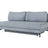 Prime Vita Sofa mit Bettauszug -Cord Mint grün 208x100x80cm