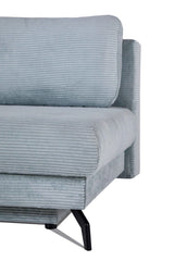 Prime Vita Sofa mit Bettauszug -Cord Mint grün 208x100x80cm