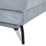 Prime Vita Sofa mit Bettauszug -Cord Mint grün 208x100x80cm