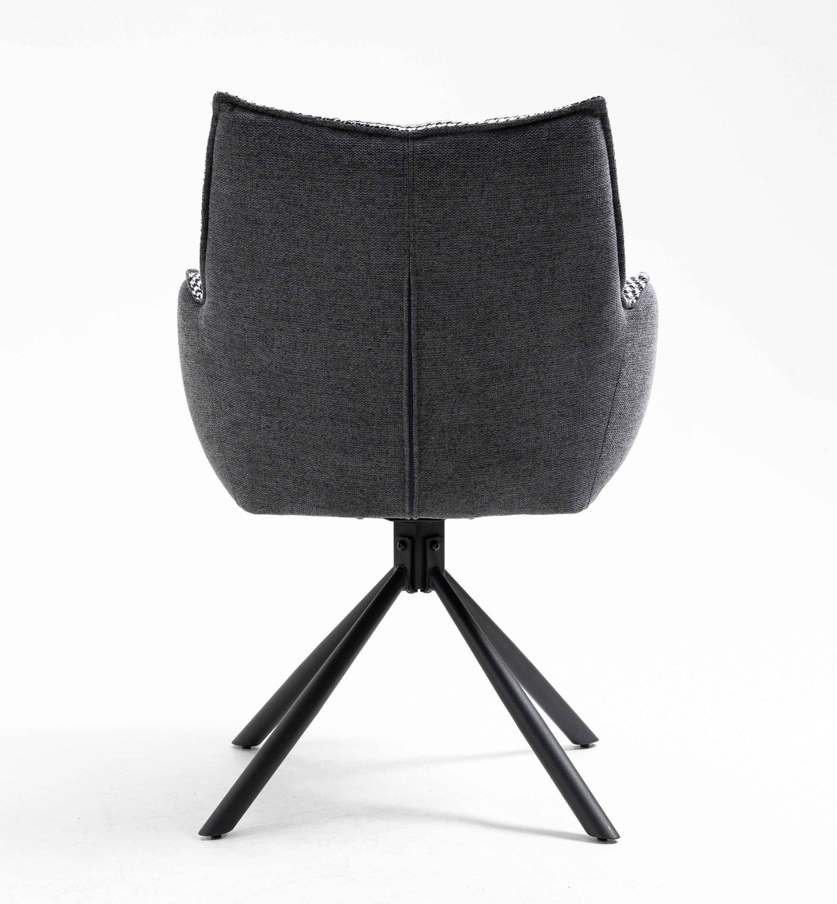 RADE Armlehnstuhl  180° drehbar, Grau - DESIGN 61x62x89cm