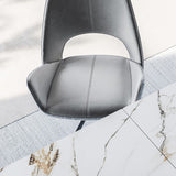 Royal Stuhl Grau Designer- 360° Drehfunk. Komfort