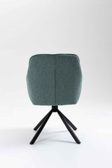 SIAN Armlehnstuhl  180° drehbar, Türkis- 63x61x88