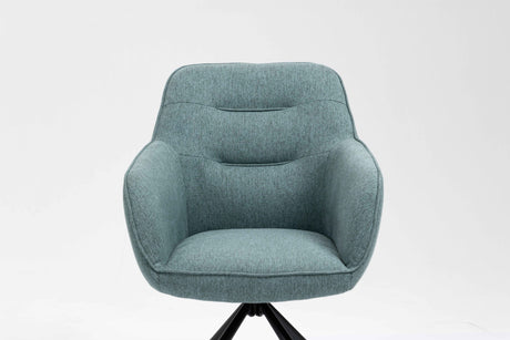 SIAN Armlehnstuhl  180° drehbar, Türkis- 63x61x88