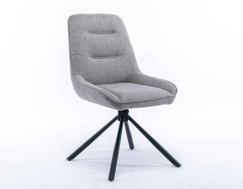 SIAN Stuhl 180° drehbar, Türkis- 63x61x88cm