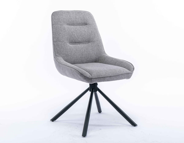 SIAN Stuhl 180° drehbar, Türkis- 63x61x88cm