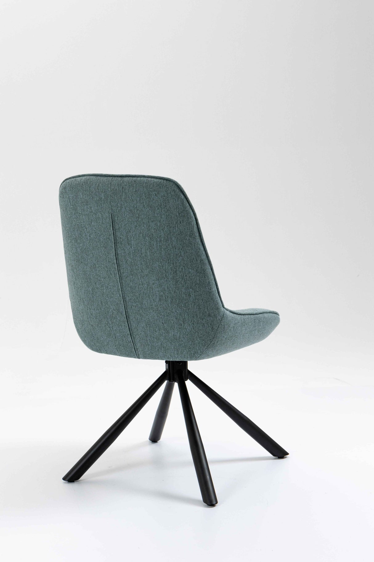 SIAN Stuhl 180° drehbar, Türkis- 63x61x88cm