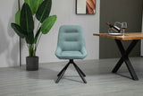 SIAN Stuhl 180° drehbar, Grau- 63x61x88cm