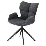 Stuhl Tiago Dreh- Stuhl Grau mit 360°-Funktion