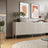 Sideboard Rivano 200×75×42cm – Beige matt
