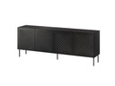 Sideboard Rivano 200×75×42cm – Schwarz matt