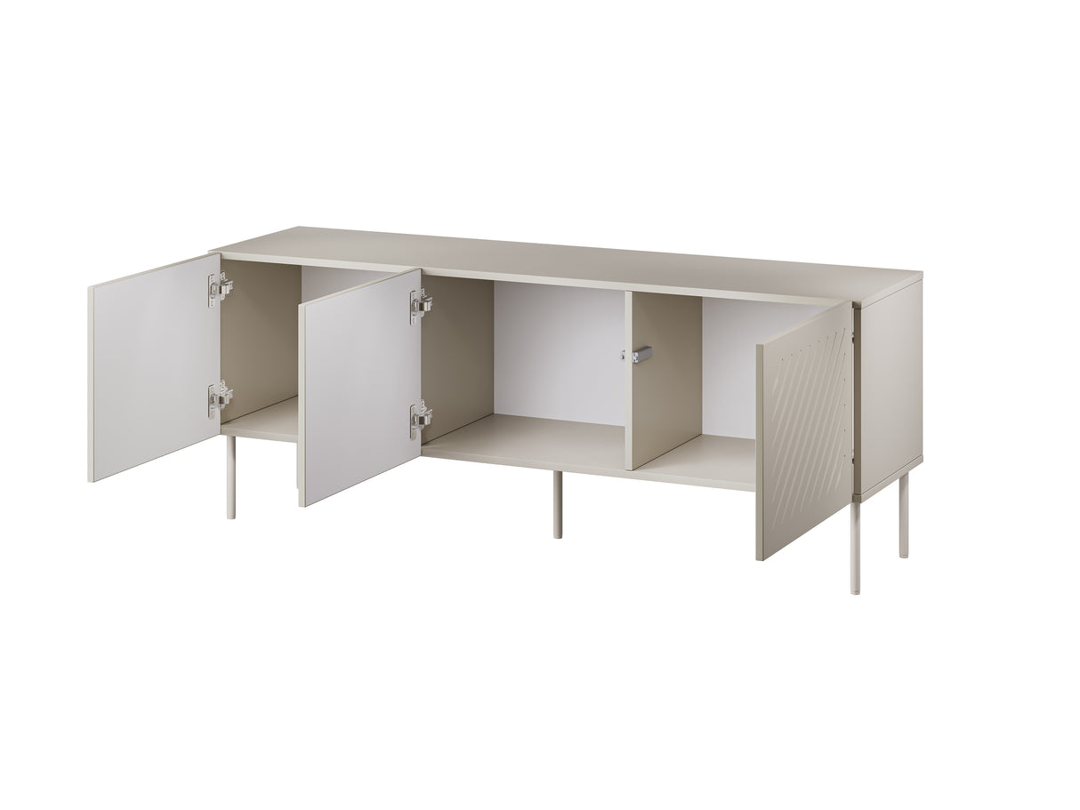 TV- Möbel Rivano 150×60×42cm – Beige matt
