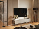 TV- Möbel SOLIS 190×50×40cm – Kaschmir /beige