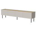TV-Möbel VELINO 200×52×40 cm – Kaschmir matt & Eiche
