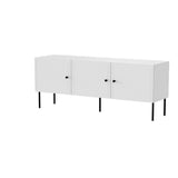 TV-Möbel, MAISON LINEA 150x50x45cm, Weiss matt