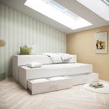 Klappbett Prime weiss 90/180 x 200 cm