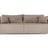Tron Vita Sofa mit Bettauszug - rosa 245x94x76 cm