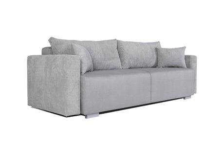 Tron Vita Sofa mit Bettauszug - grau 245x94x76 cm