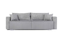 Tron Vita Sofa mit Bettauszug - grau 245x94x76 cm