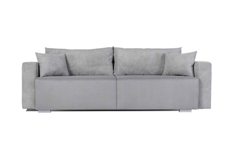 Tron Vita Sofa mit Bettauszug - grau 245x94x76 cm