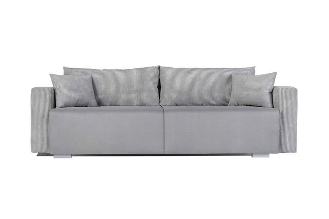 Tron Vita Sofa mit Bettauszug - grau 245x94x76 cm