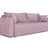 Tron Vita Sofa mit Bettauszug - Braun 245x94x76 cm