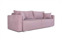 Tron Vita Sofa mit Bettauszug - Braun 245x94x76 cm