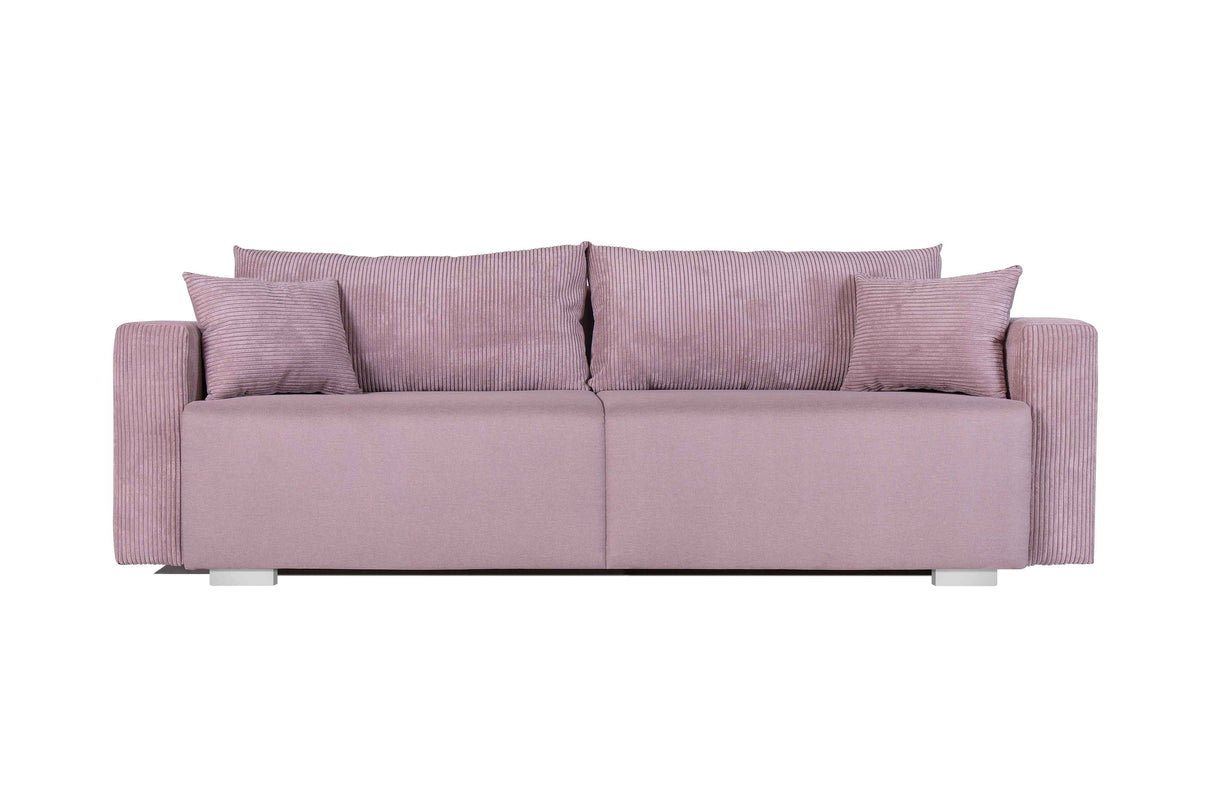Tron Vita Sofa mit Bettauszug - grau 245x94x76 cm