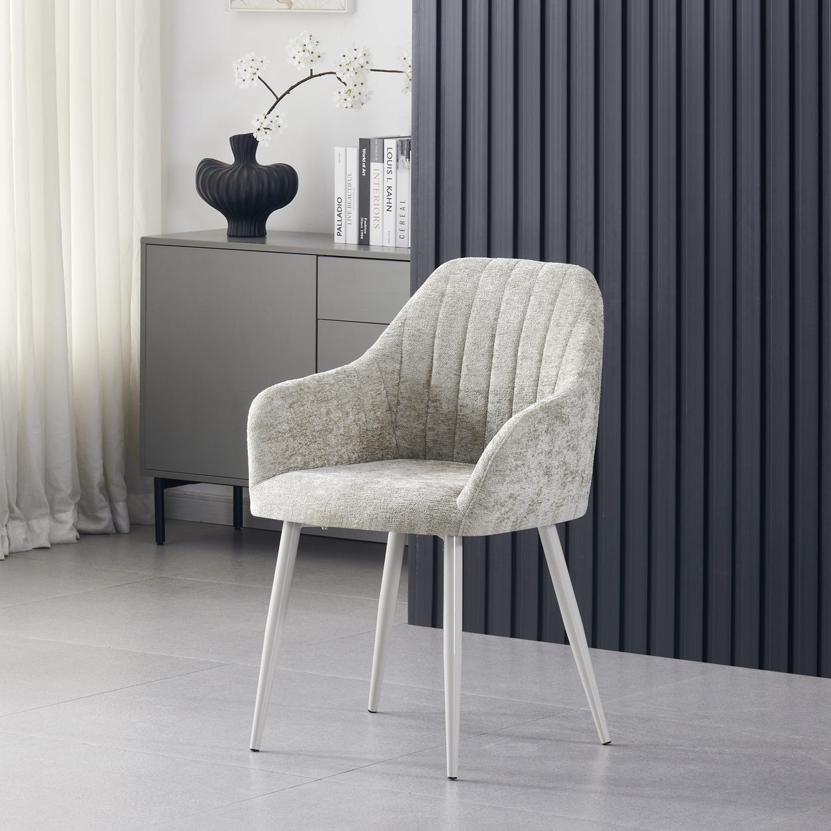 Armlehnstuhl Sara – Cappuccino