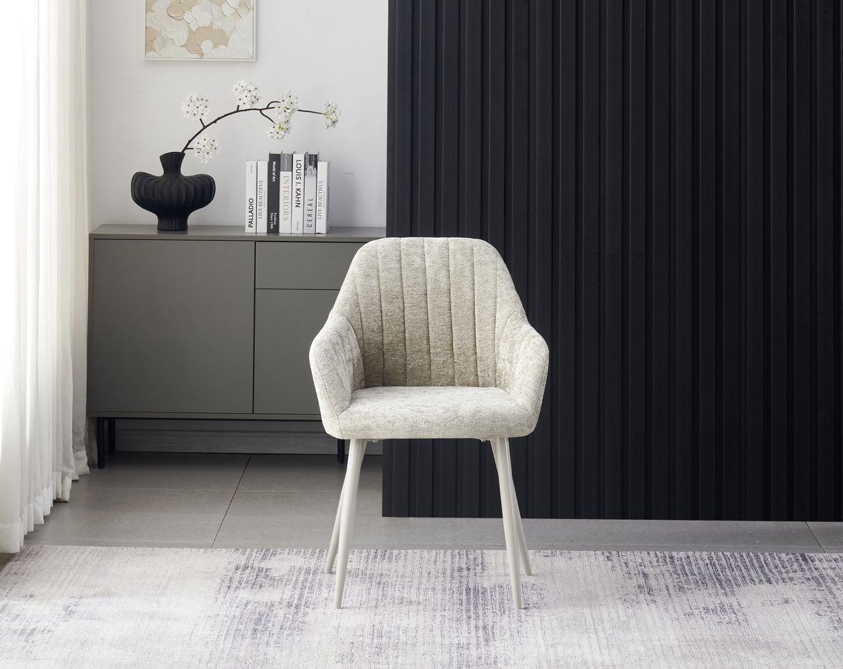 Armlehnstuhl Sara – Cappuccino